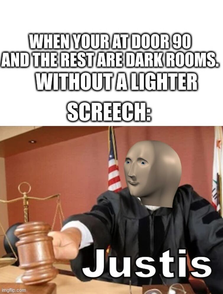 Roblox doors screech Meme Generator - Imgflip