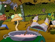 Ocka and Zabliner aren't enjoying what they have to bake for lunch.