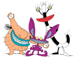 Ickis, Krumm, and Oblina render