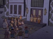 The mayor wants the townsfolks' attention.