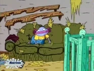 Bomble causes a lot of damage at "his" home.