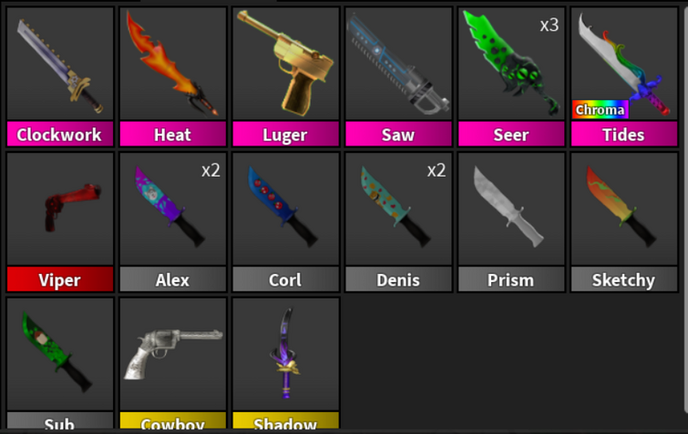 TRADING HEAT FOR ICE WING! (i use mm2 values) : r/MurderMystery2