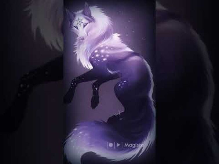 purple moon wolf