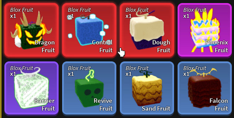 What People offer for control fruit?  Control new value update 20 blox  fruits 