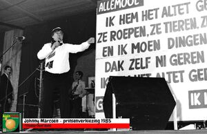 Johnny Marcoen - prinsenverkiezing 1985