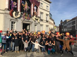 De Losse Groepen oefenden hun dans in op 17 februari