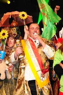 Jurgen kreeg de prinsenscepter van Kenny D'Hondt