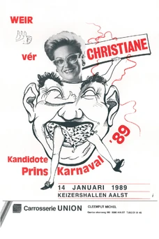 Christiane werd de eerste vrouw die deelnam aan de Prinsenverkiezing.