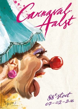 Affiche aalst carnaval 2016