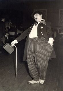 Karel De Naeyer als Charly Chaplin 1970