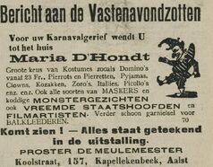 Maria Dhondt 1939