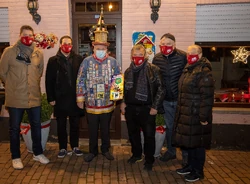 Gert Kiekepoos, Sören Delclef, Ajunboer Julien De Cock, Michel Van Brempt, Lieven Goubert en Nicole Vinck (©KBA)