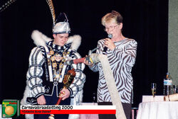 Prins Bart en Anny De Maght - Carnavalsraadzitting 2000