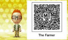 The Farmer Mii Tomodachi Life QR