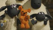 The Blue Peter badge in Shaun the Sheep Movie.