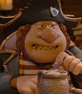 The Blue Peter badge in The Pirates! In an Adventure with Scientists!.
