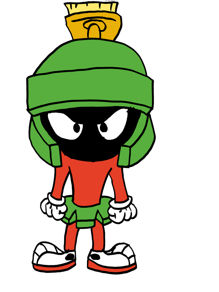 My drawing of Marvin the Martian | Fandom