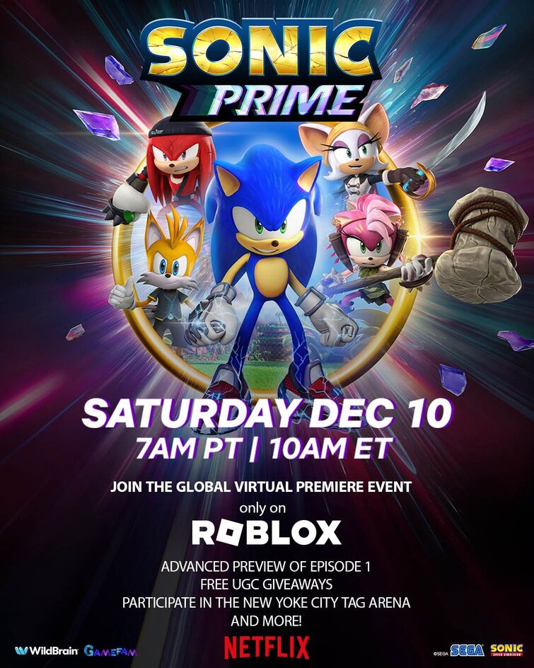 Sonic Prime Dash: 'Sonic Prime Dash' set to launch on Netflix Games - The  Economic Times