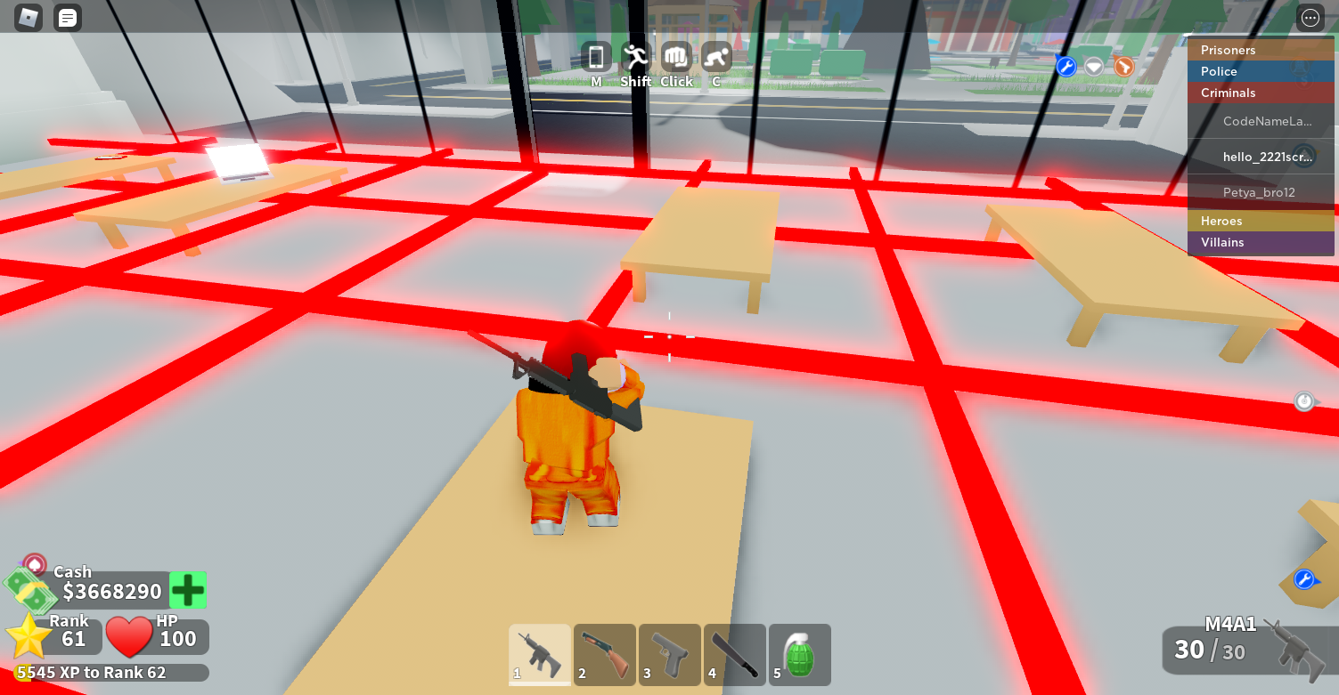 Roblox Mad City M4a1