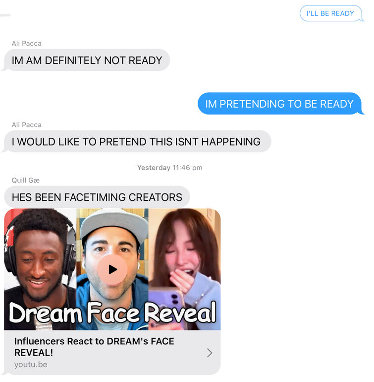 Influencers React to DREAM's FACE REVEAL! 