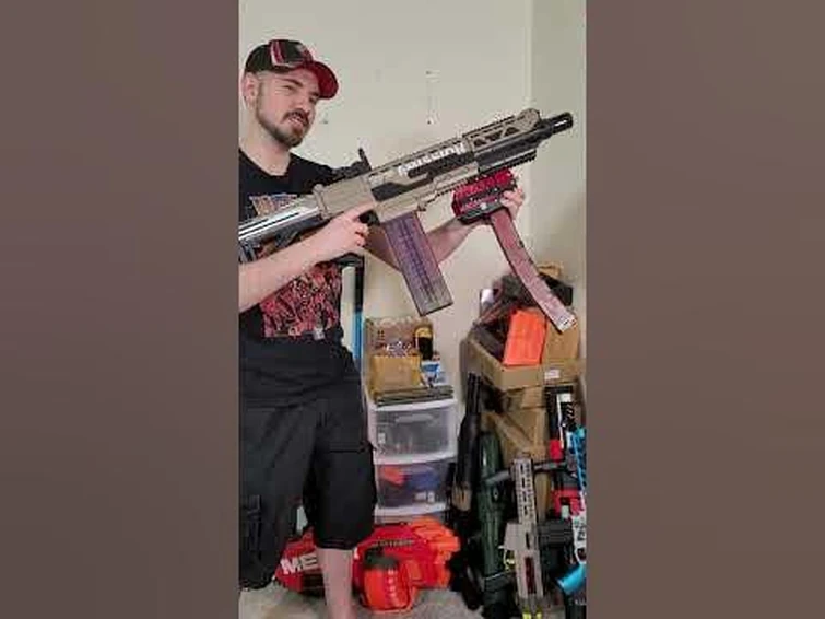 When you want a double stack Nerf mag…… Fandom