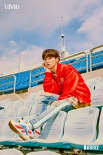 Woong promoting VIVID #4 (June 2020)