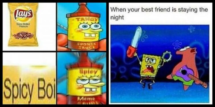 SpongeBob Dank Meme BOI on Make a GIF