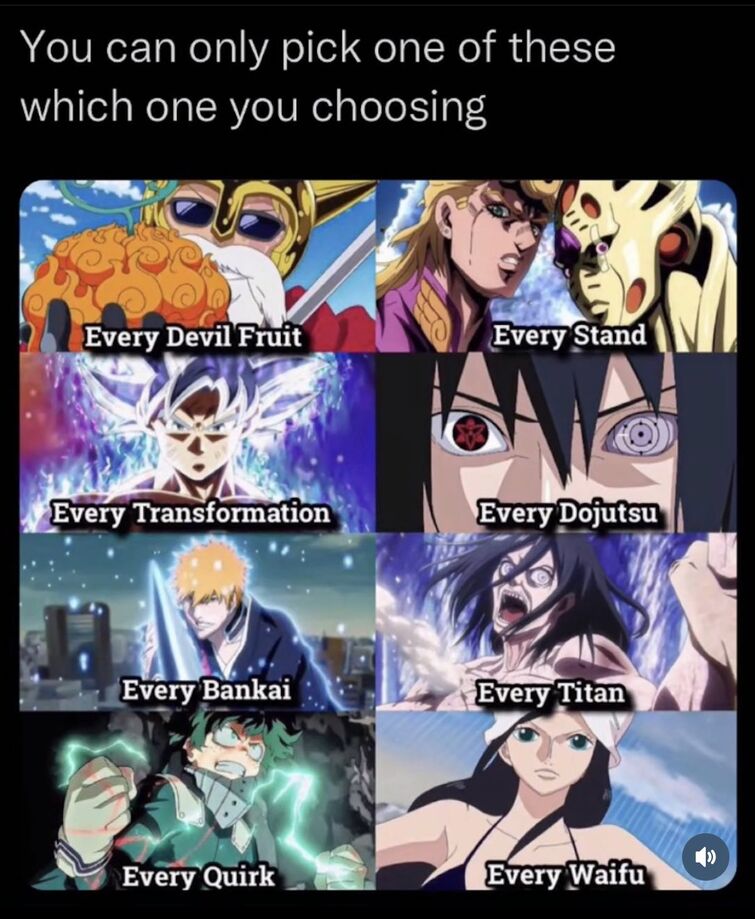 Anime pfp ARCHETYPES : r/memes