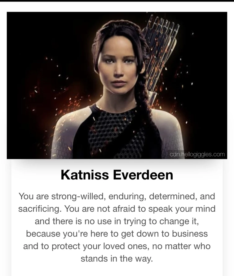 Which Hunger Games Character Are YOU??? Fandom