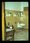 Often the showers and toilets were in a room with no doors or stalls separating them