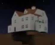 Seen at 10:00 PM on June 16, 2018 as the house was being perched on a cliff. No one was home at the time.