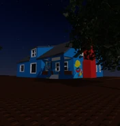 The original version in September 2018, shortly after the family moved out.