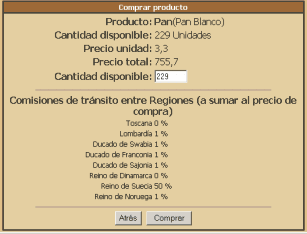 Pop up para comprar productos