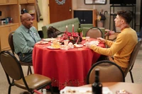 Mr. Johnson telling Jacob that he's ruining Christmas for Melissa and Barbara.