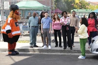 Janine confronting Gritty for being a week early for his booking.