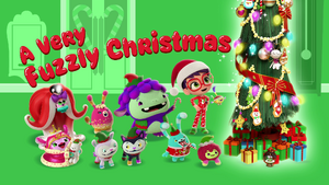 A Very Fuzzly Christmas title card