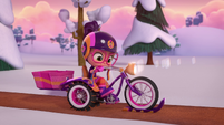 203b - Abby gets back on her bike