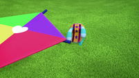 208b - Bozzly runs from the kite