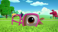 201b - Chipmunk's eye in the glasses lens