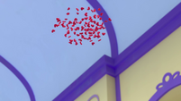 111a - Sprinkles fly into the air