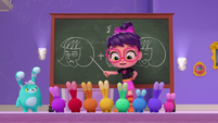 109b - Abby shows her chalkboard
