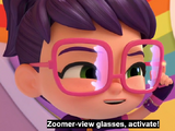 Zoomer-view glasses