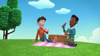 213a - Allen and Jeffery have a picnic