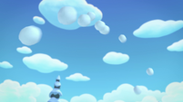 203b - Snowballs fly through the air