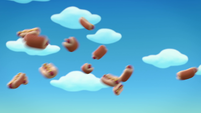 208a - Hot dogs fly in the air