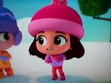 Pink toque girl
