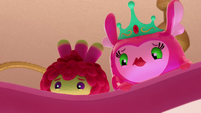 107a - Princess Flug and Otis hiding on the chandelier