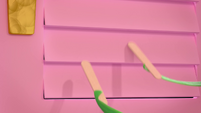 222a - Popsicle sticks bang on the closet