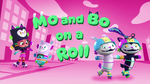 Mo and Bo on a Roll title card