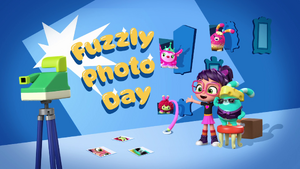 Fuzzly Photo Day title card